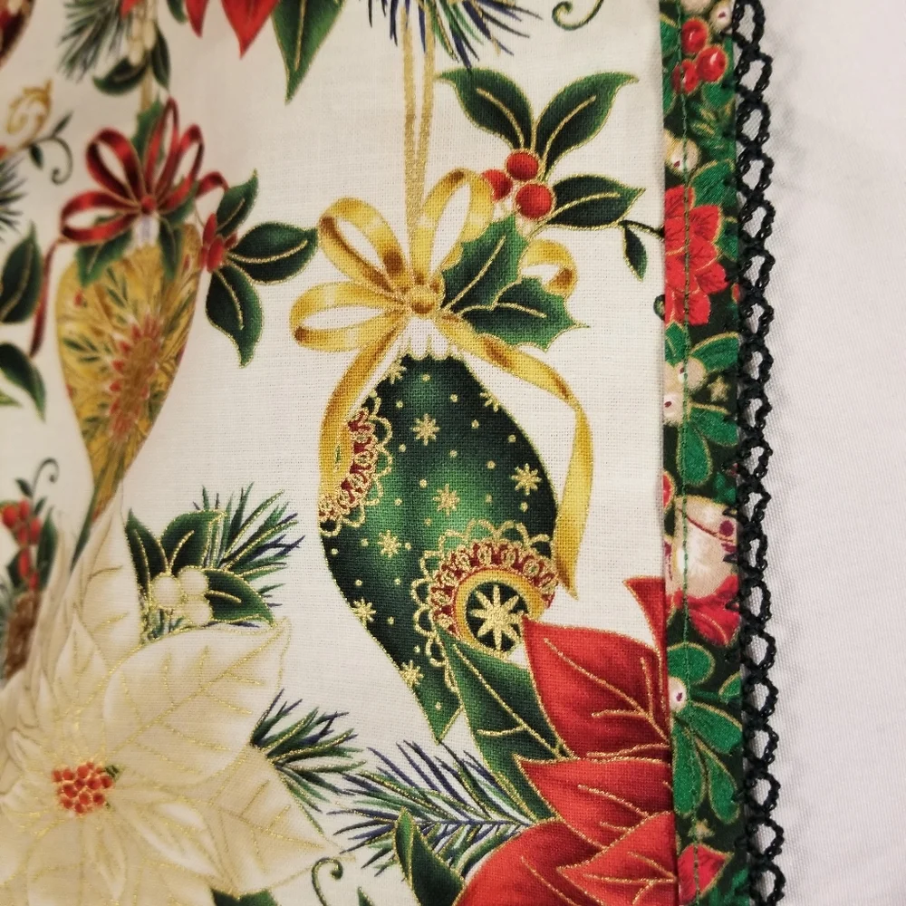 Handmade Christmas Table Cloth/Chair Throw